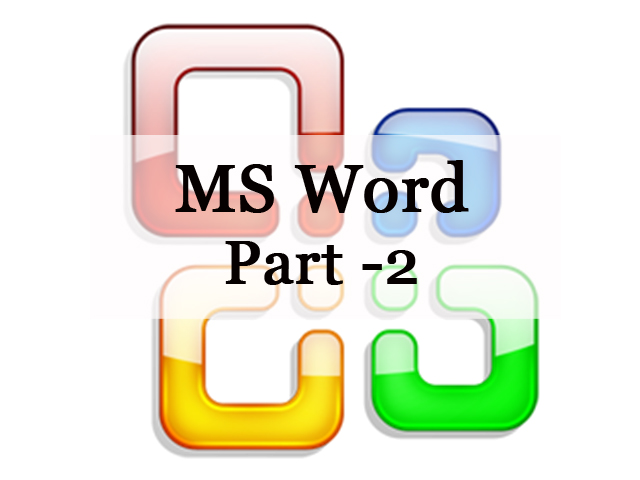 MS-Word Part 2